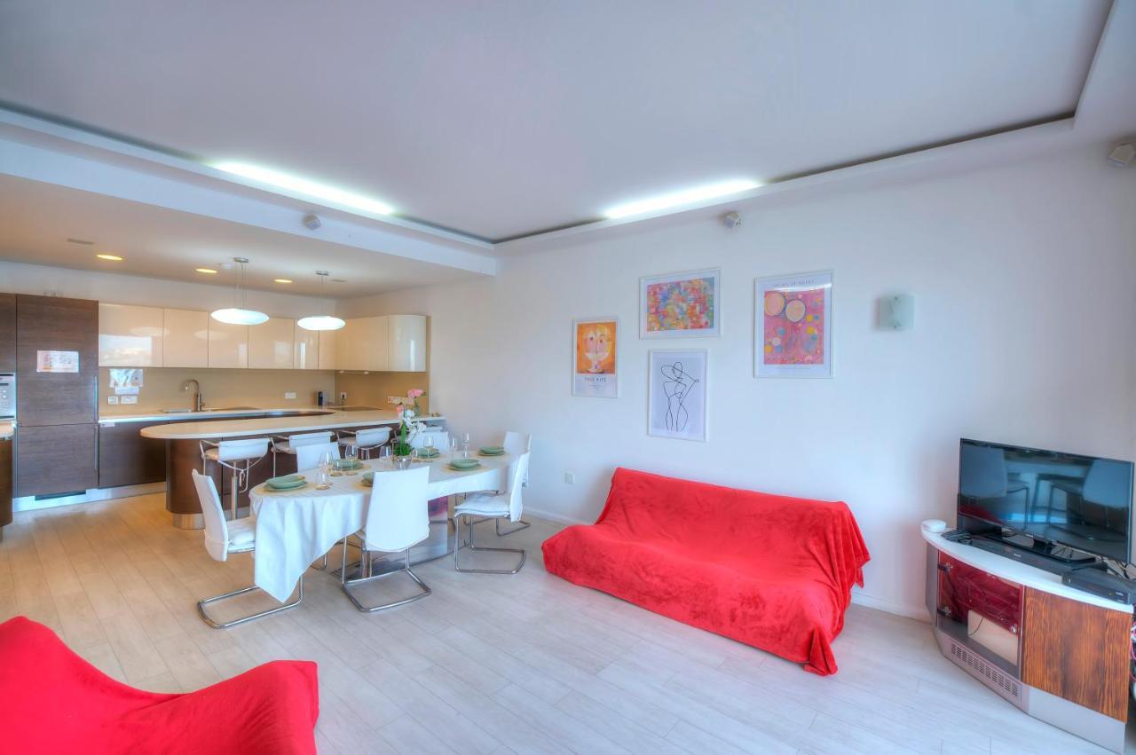 Bright And Spacious 3 Bedroom Apartment With Breathtaking Views - Goslm-5 Sliema Exterior foto